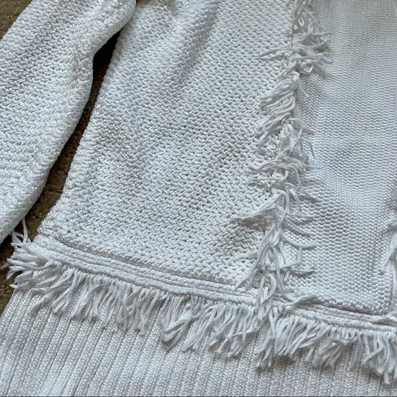 Club Monaco Martuska Fringe Crewneck Sweater - Picture 7 of 9